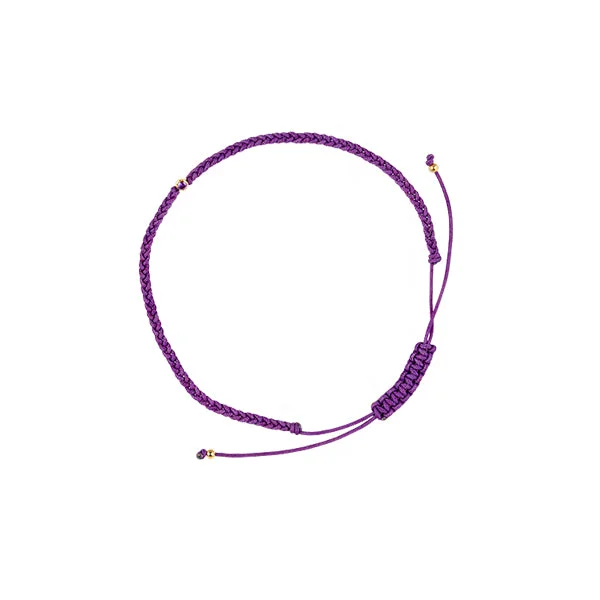 trendy bangles for women -Amethyst Birthstone Bracelet - February