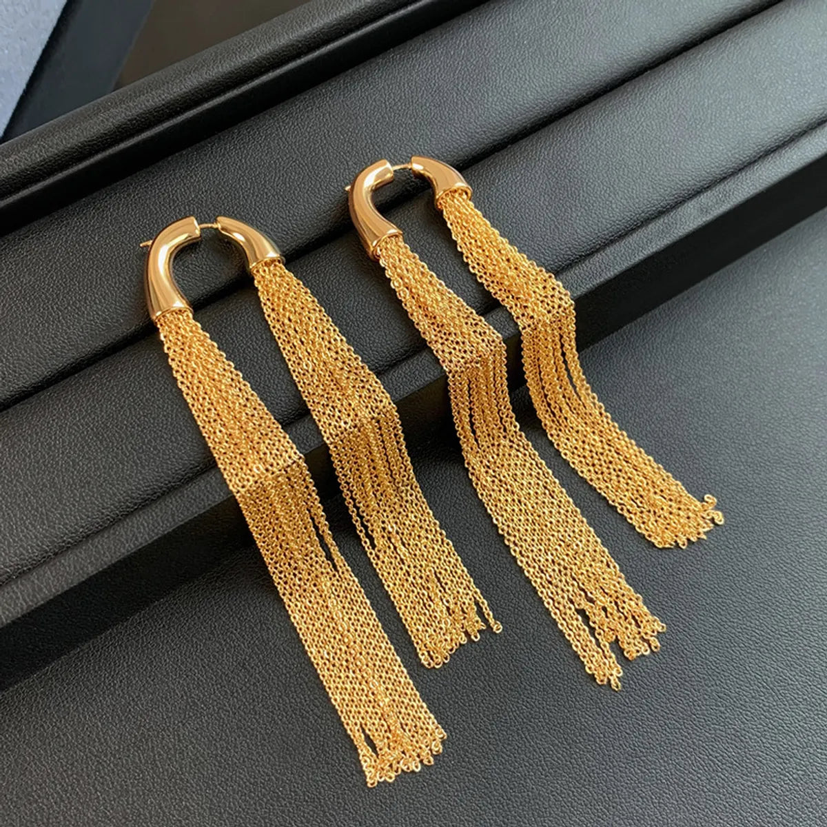 100# Silver Needle-Golden Tassel (Real Gold Plating)