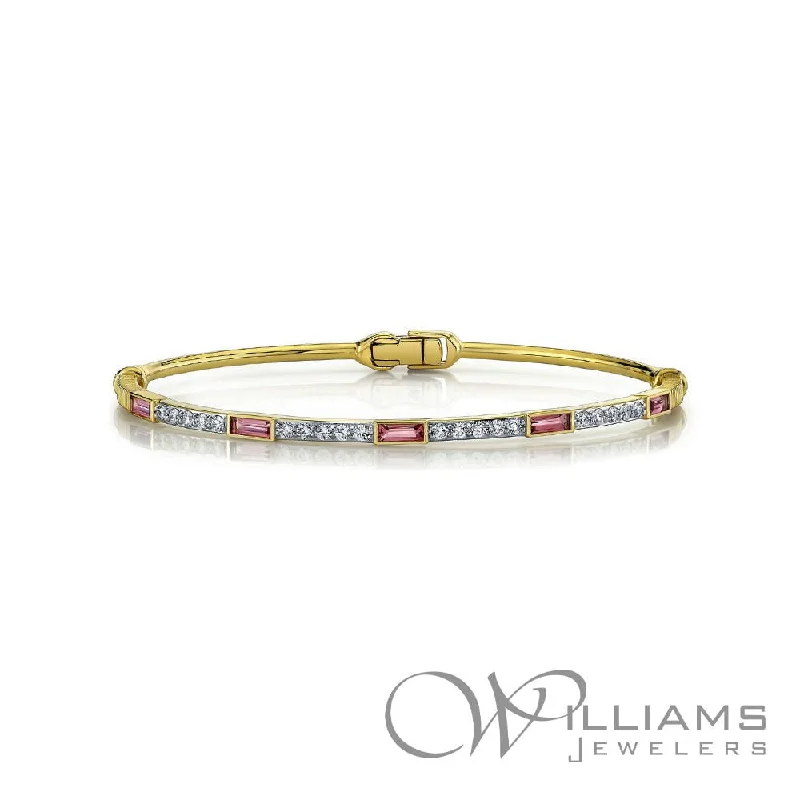 rainbow bracelets for women -Sloane Street Sloane Street 18 Karat Tourmaline Bracelet