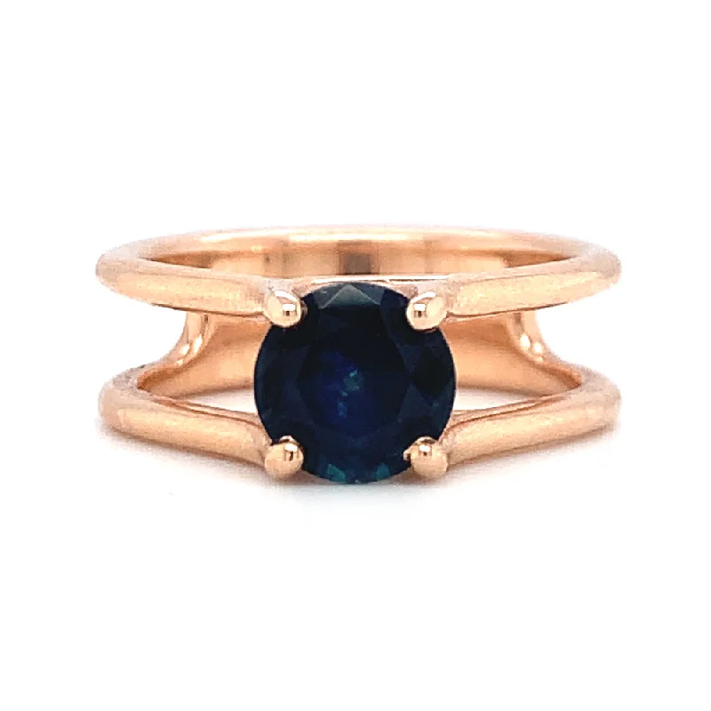 custom engagement rings for women -Montana Sapphire Engagement Ring - "Arabella"