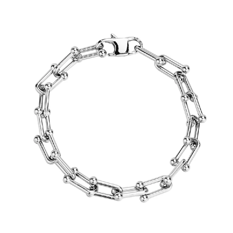 Silver Bracelet (Chain Length 19cm)