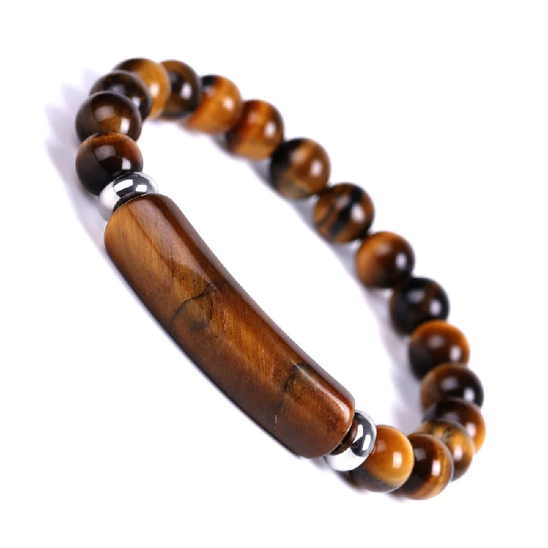 Sl245a02 Tiger-Eye Bracelet