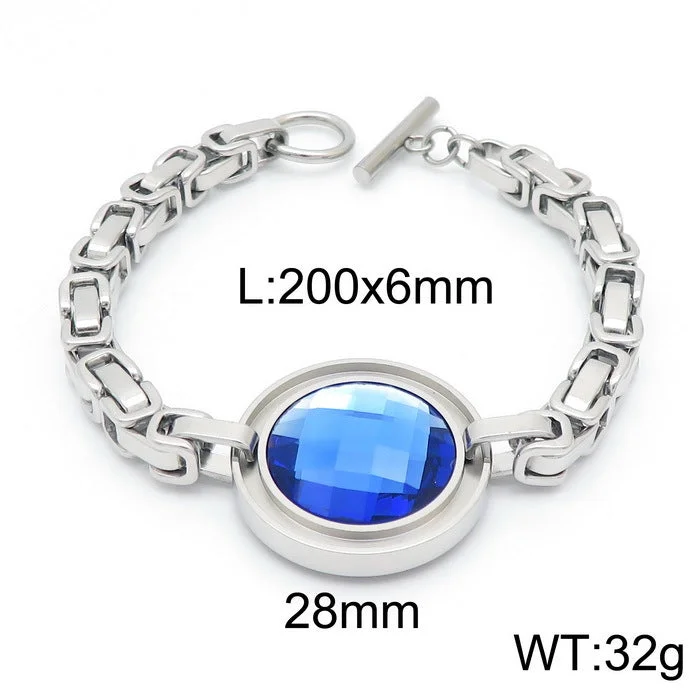 Steel Blue Bracelet Kb139191-Z