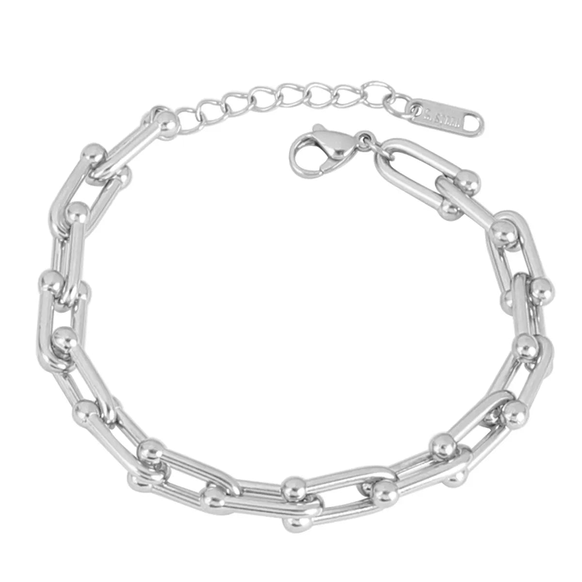 Jye89 Bracelet Steel Horseshoe U-Shaped