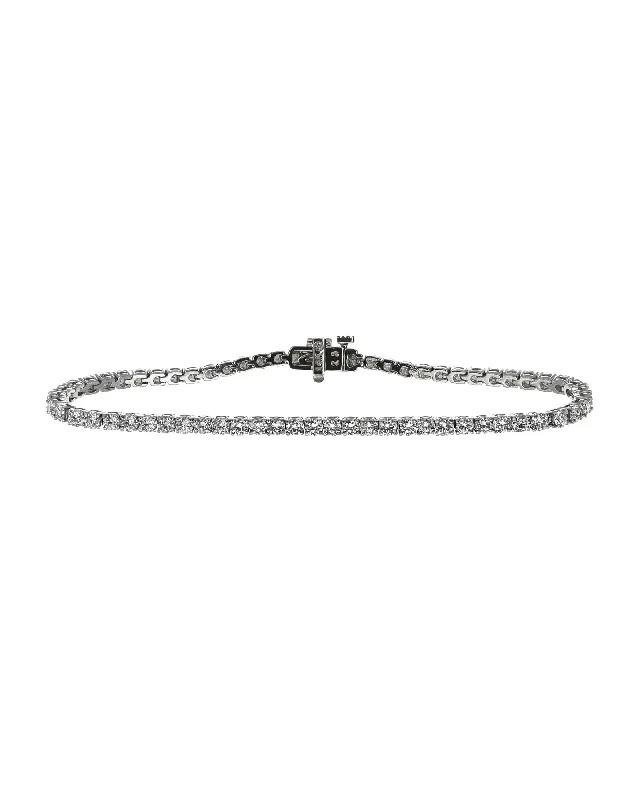 ethnic bracelets for women -4.10ctw Lab Diamond Tennis Bracelet