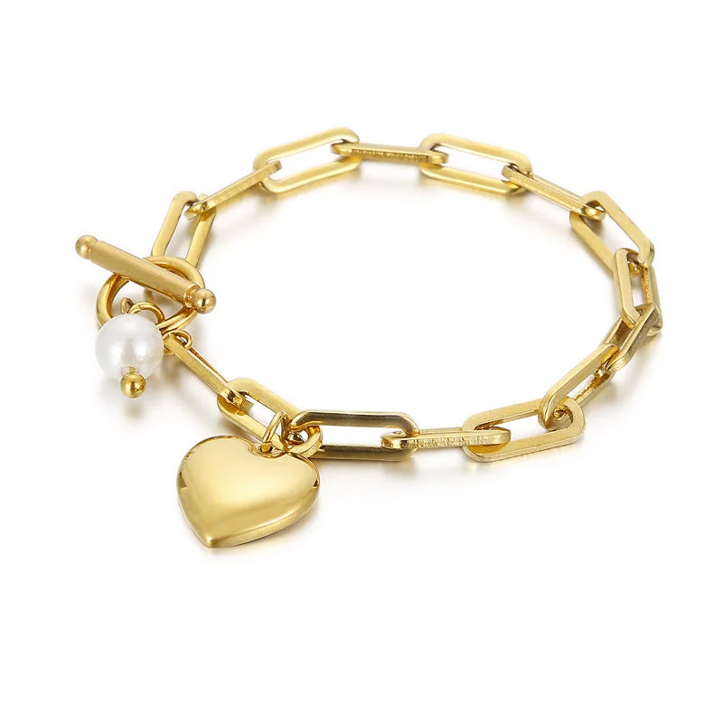 Gold Bracelet KB138409-Z