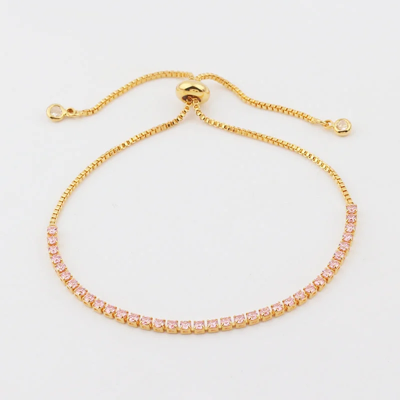 Pink Diamond 2.0mm Bracelet