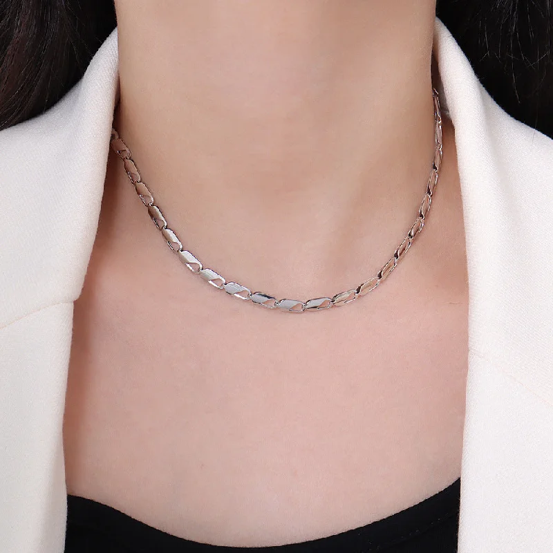 P162 Steel Necklace 40 + 5cm