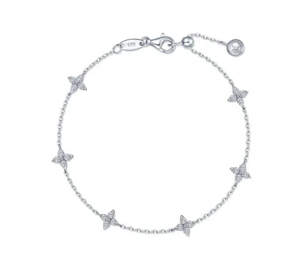 friendship bracelets for women -Trillium Station Bracelet WHITE