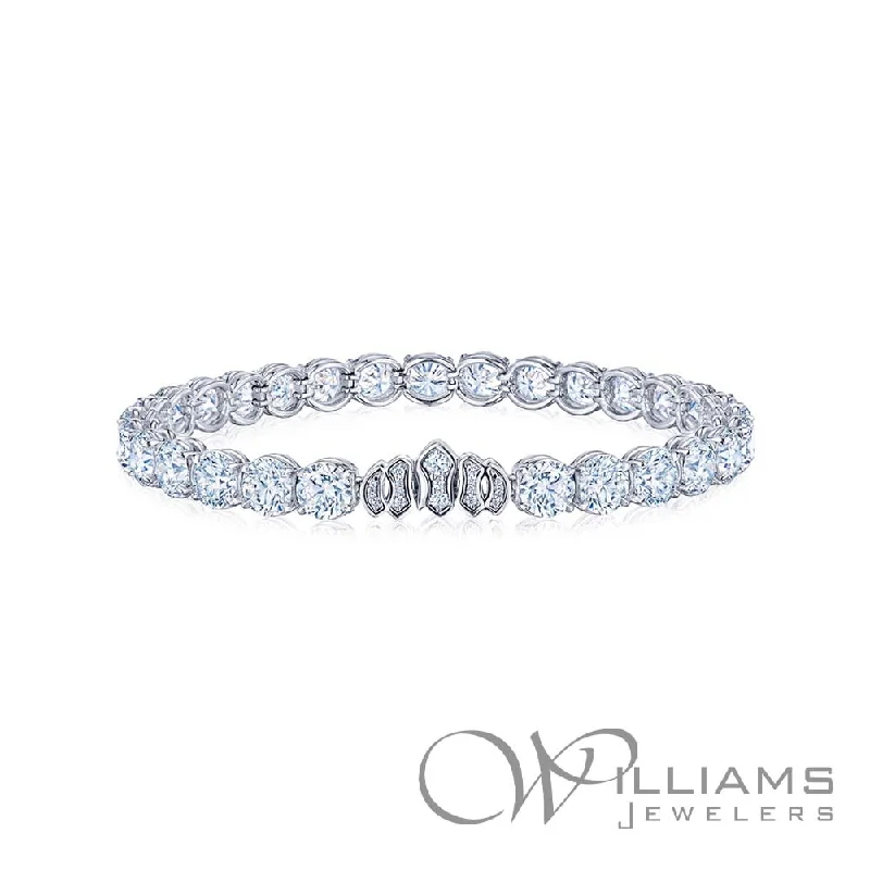 infinity bracelets for women -Kwiat Riviera Platinum Diamond Bracelet