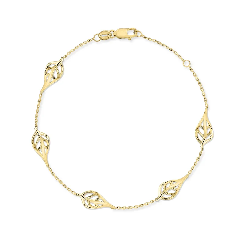 stretch bracelets for women -Maile Leaf Bracelet