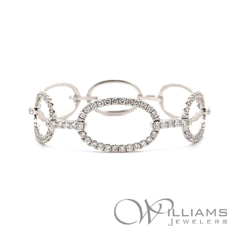 gemstone bracelets for women -Williams Signature 14 Karat Diamond Bracelet