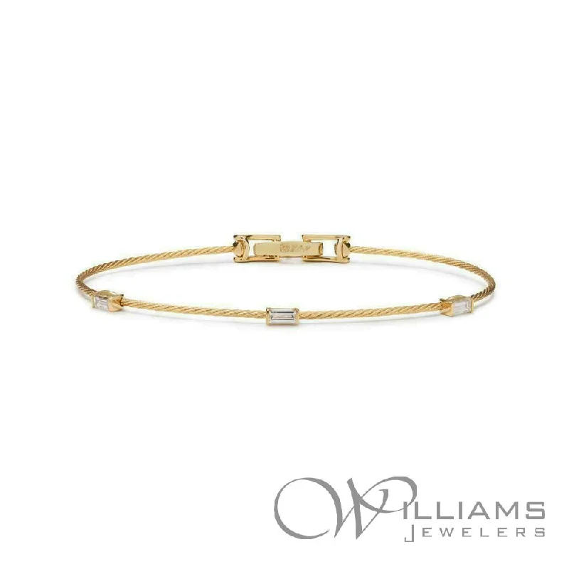 tennis bangles for women -Paul Morelli Unity 18 Karat Diamond Bracelet