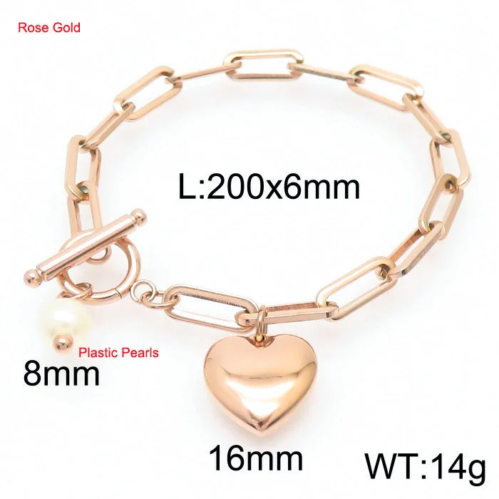 Rose Gold Bracelet Kb167133-Z