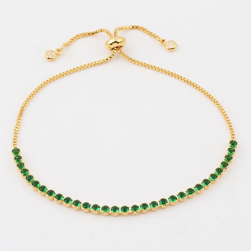 Round Green 3.0mm Bracelet