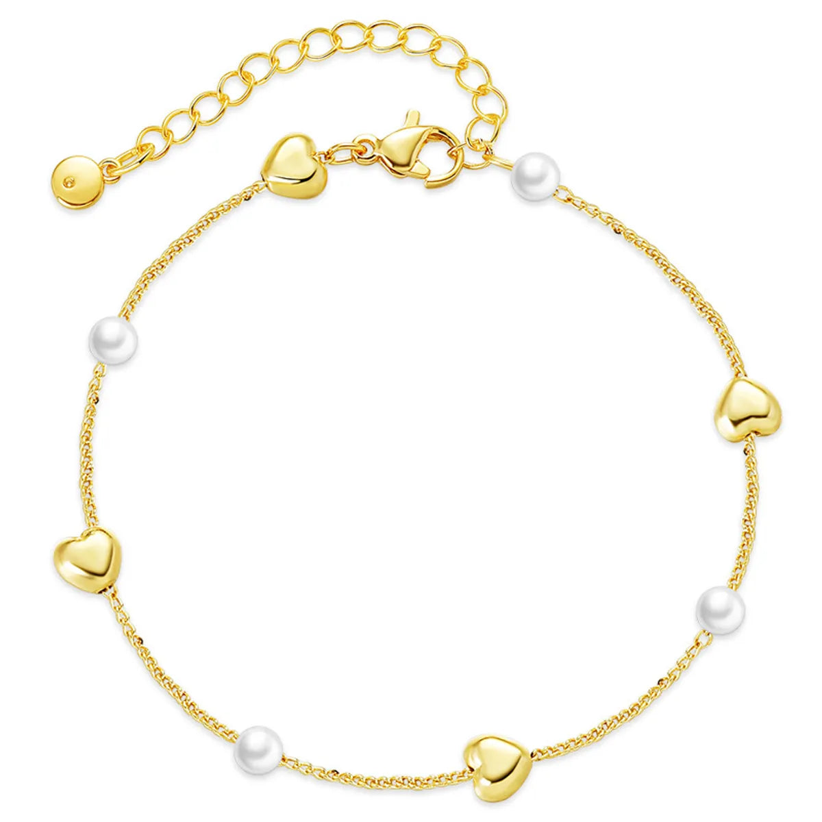 layered bracelets for women -New 18k Gold-plated European And American Minimalist Jewelry Pearl Bracelet