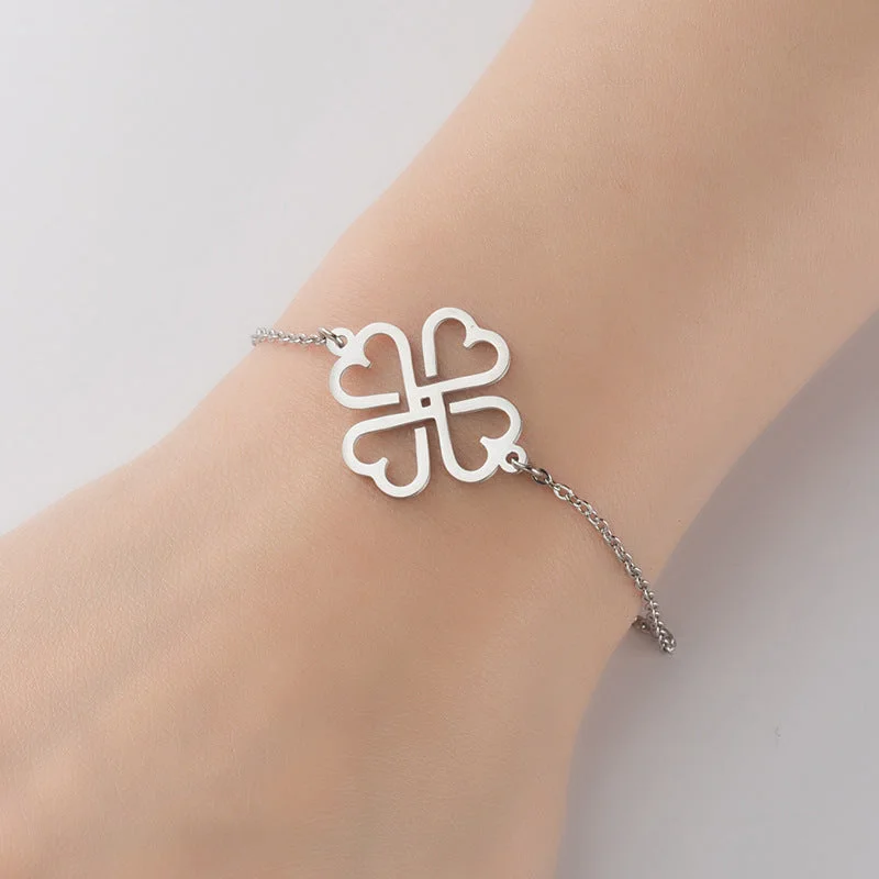 Four-Leaf Clover Steel Color