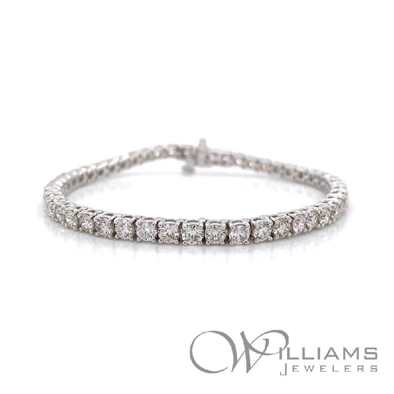 stretch bracelets for women -With Love 14 Karat Diamond Bracelet