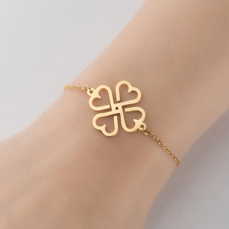 Four-Leaf Clover Gold