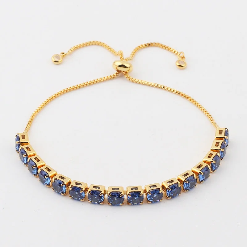 Blue Diamond 5.0mm Bracelet