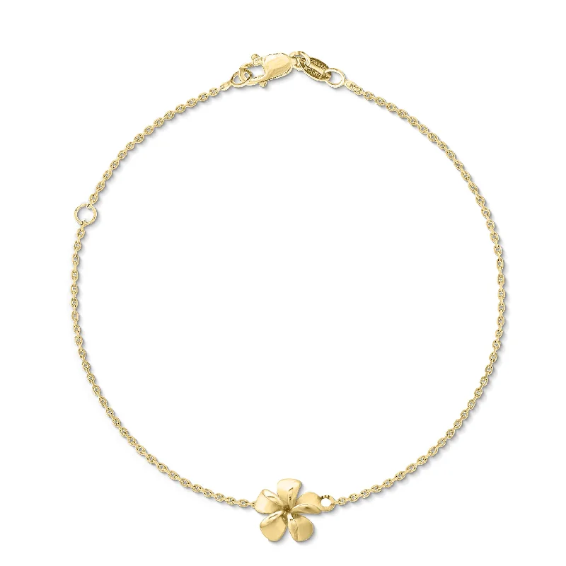 minimalist bracelets for women -Na Keiki (Children's) Plumeria Bracelet