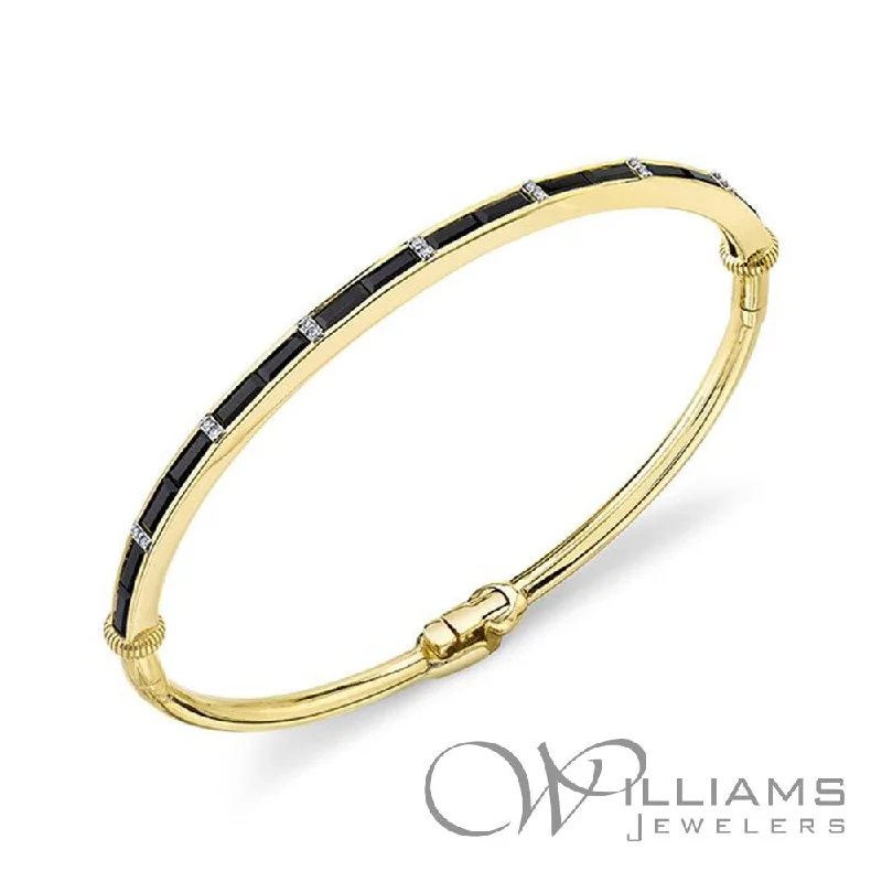 heart-shaped bangles for women -Sloane Street 18 Karat Spinel Bracelet