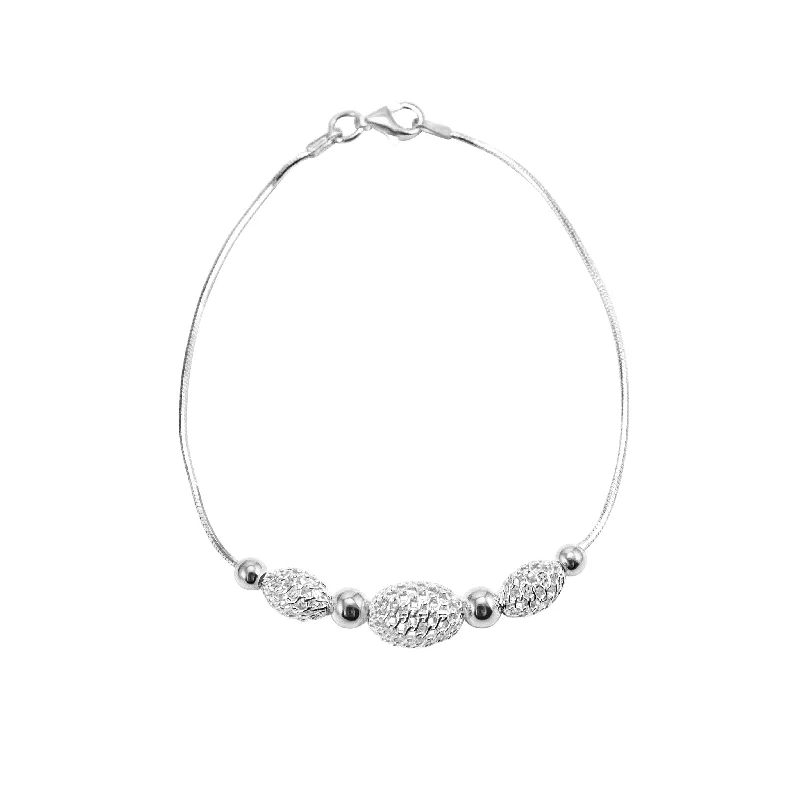 fashion bracelets for women -Sterling Silver Filigree Bracelet