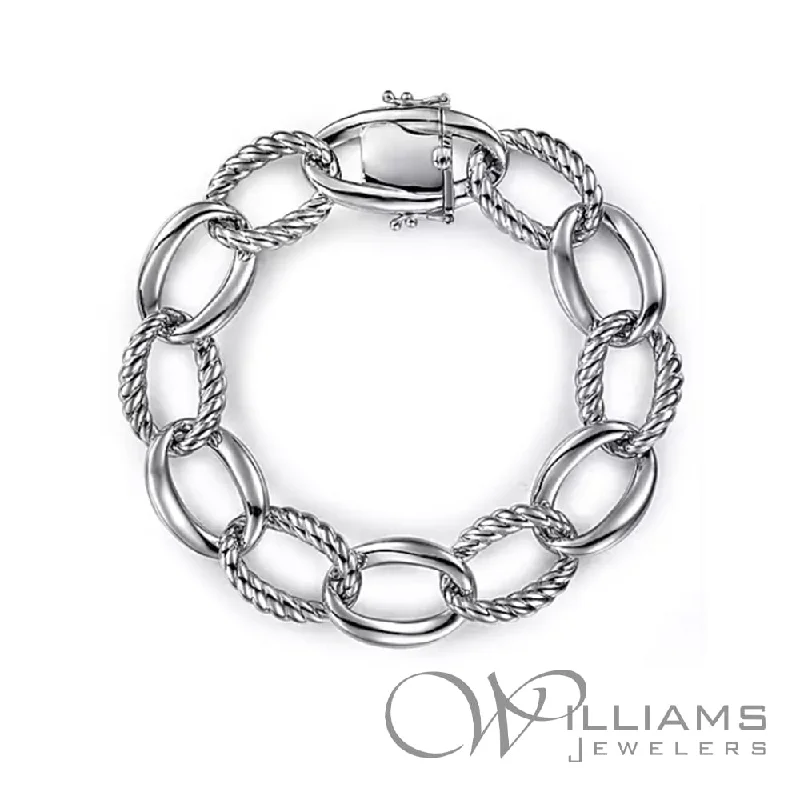 knot bangles for women -Gabriel & Co. Hampton Sterling Silver Bracelet