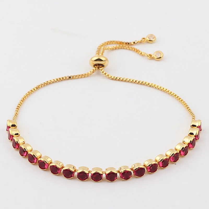 round Red 4.5mm Bracelet