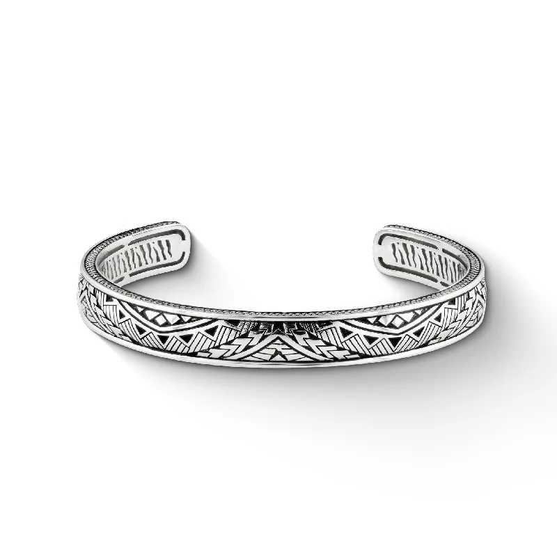 cuff bangles for women -Effy Tribal Cuff Bracelet