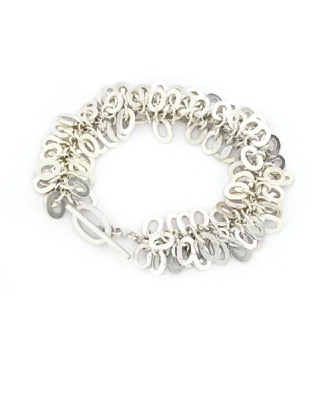 silver chain bracelets for women -Medium Oval Link Bracelet