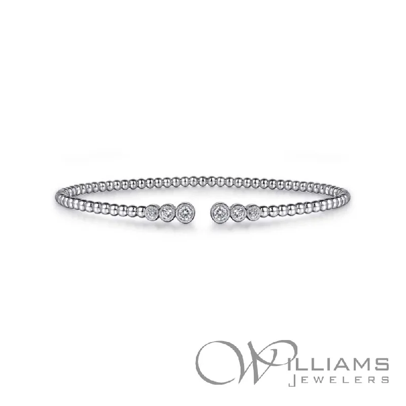 sparkly bracelets for women -Gabriel & Co. Bujukan 14 Karat Diamond Bracelet