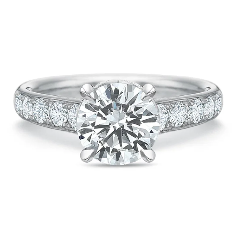 luxury engagement rings for women -Engagement Rings-Prong Set