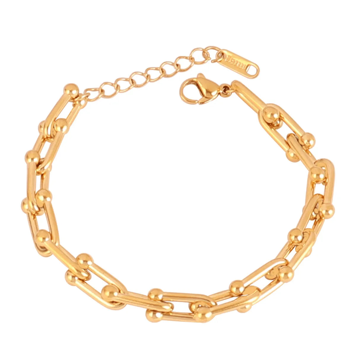 Jye88 Bracelet Gold Horseshoe U-Shaped