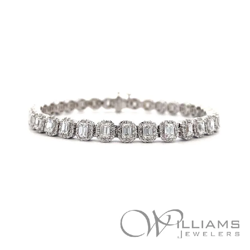 diamond bangles for women -Williams Signature 14 Karat Diamond Bracelet