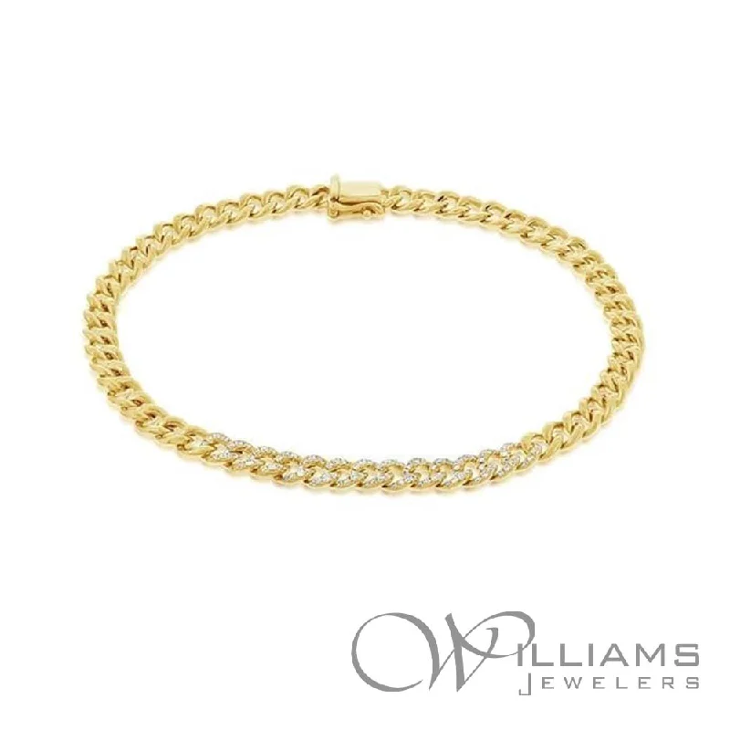 tennis bracelets for women -Williams Signature 14 Karat Diamond Bracelet