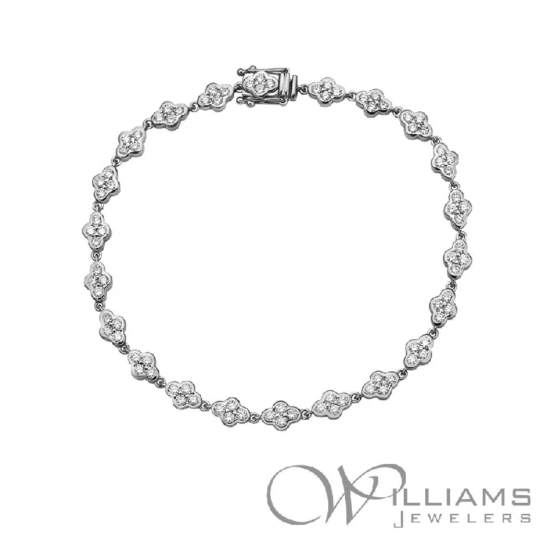 topaz bracelets for women -Williams Signature 18 Karat Diamond Bracelet