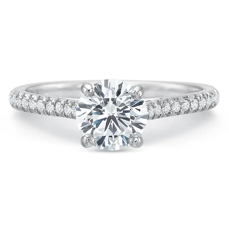 diamond engagement rings for women -Engagement Rings-Prong Set