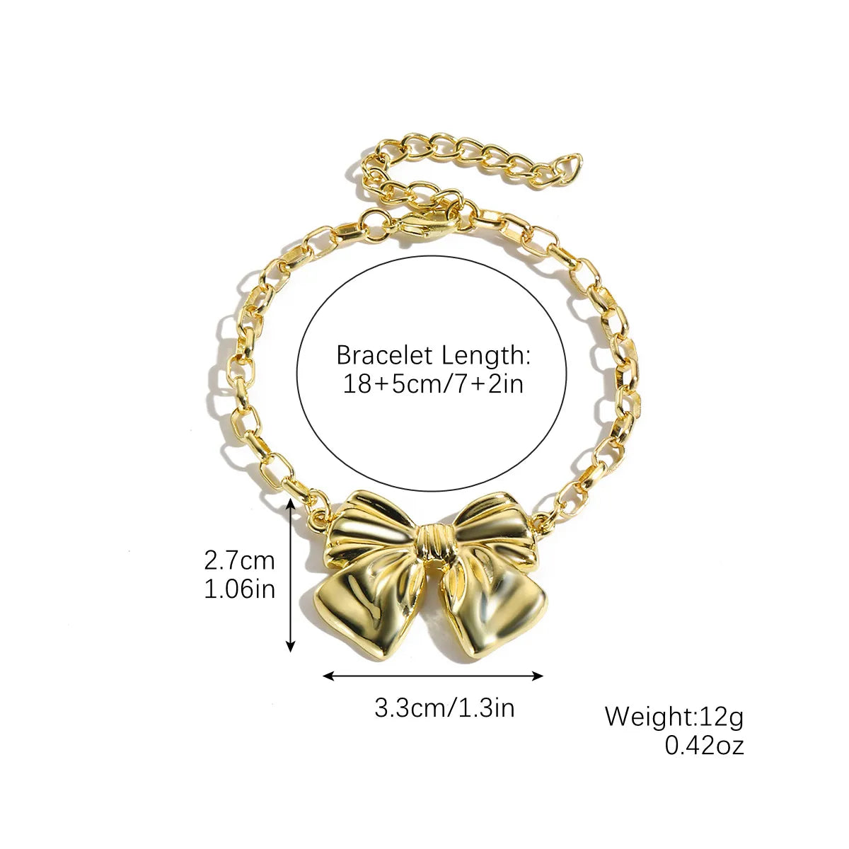 S2403-16 Single Bow Bracelet