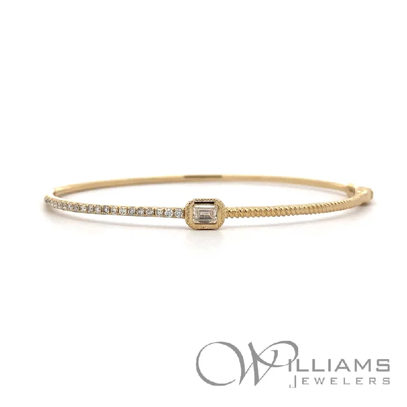 boho bracelets for women -Williams Signature 14 Karat Diamond Bracelet