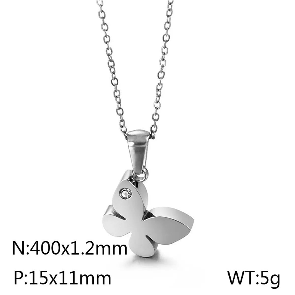 Steel Necklace Kn89575-K