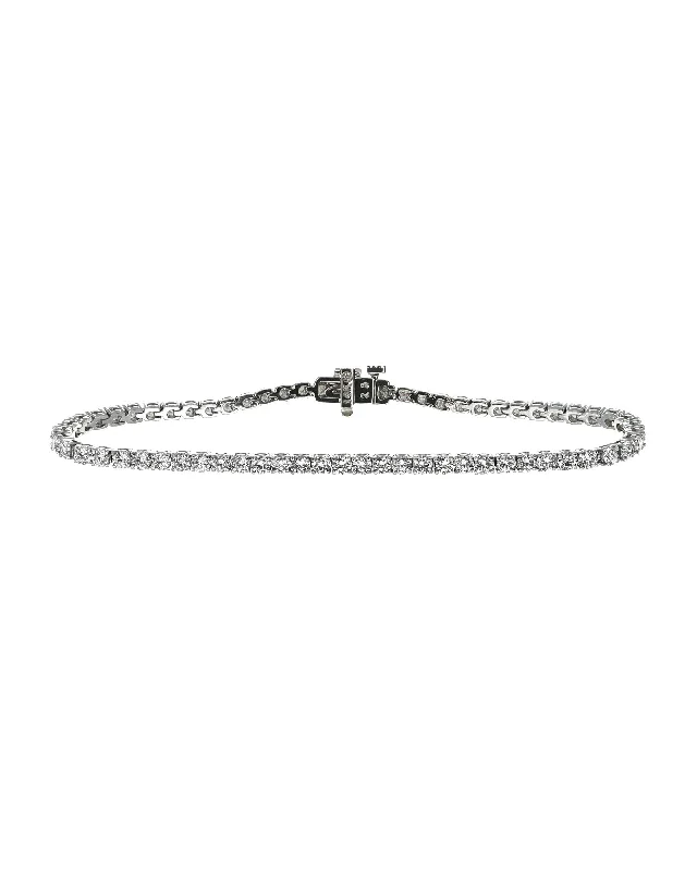 charm bangles for women -4.10ctw Lab Diamond Tennis Bracelet