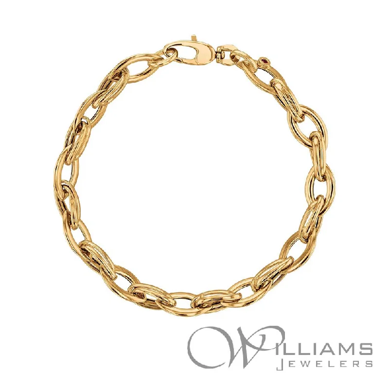 fashion bracelets for women -Roberto Coin Designer Gold 18 Karat Bracelet