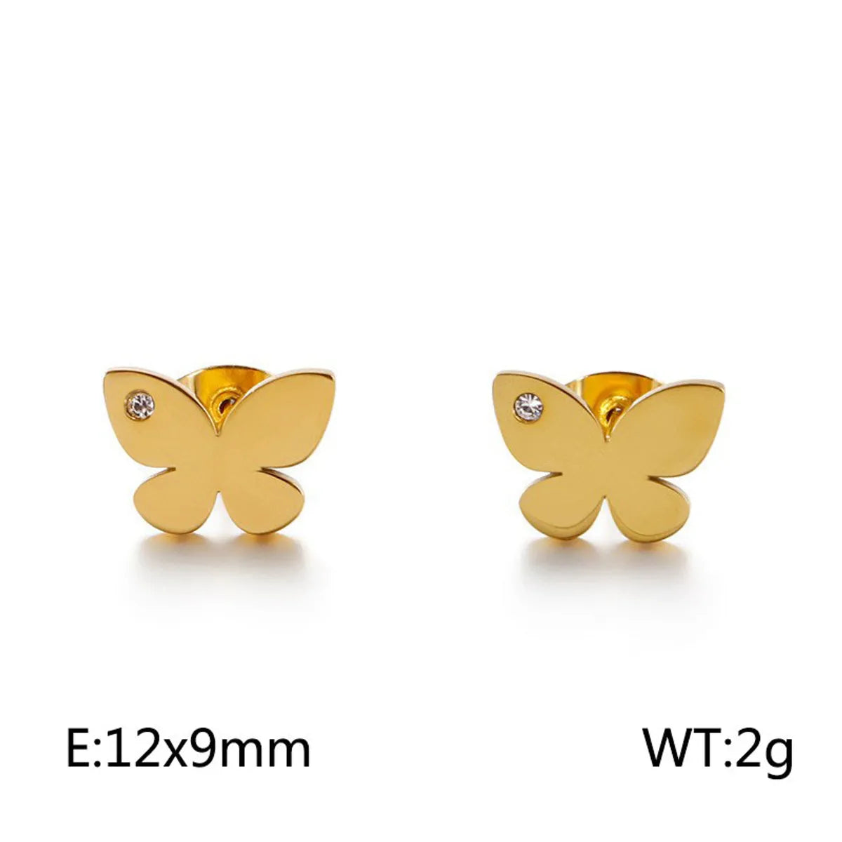 Gold Earrings Ke86576-K