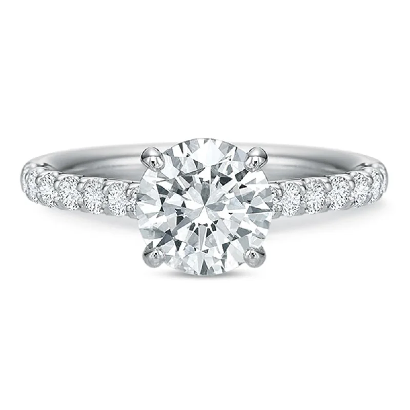 modern engagement rings for women -Engagement Rings-Prong Set