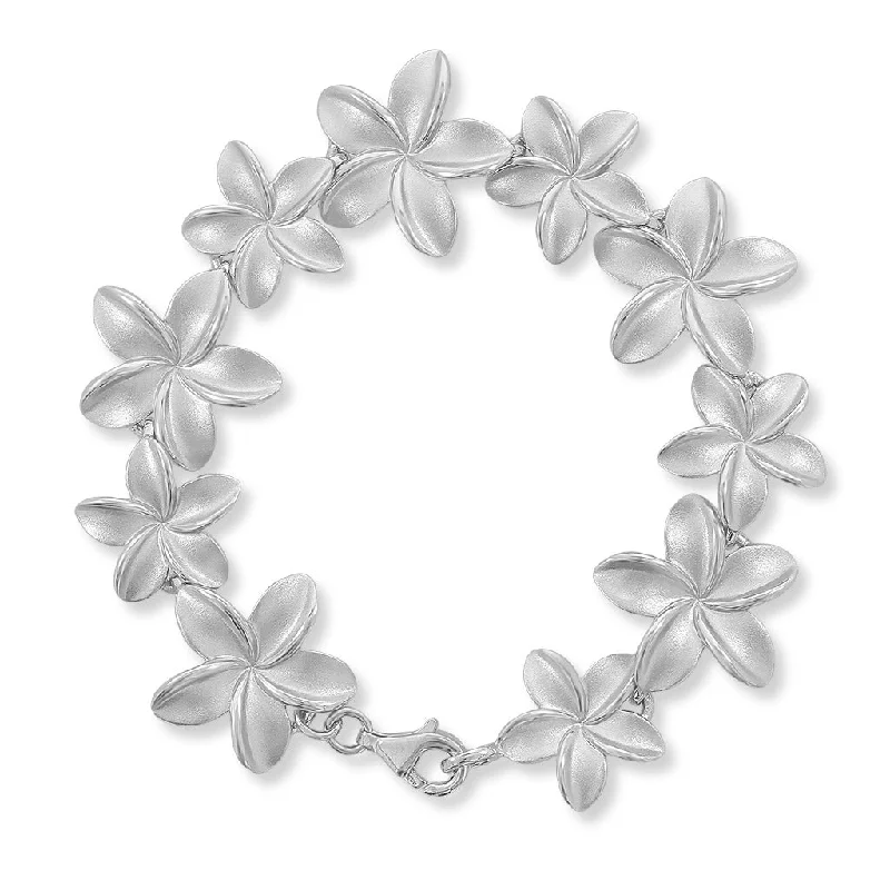 crystal bracelets for women -Plumeria Bouquet Bracelet