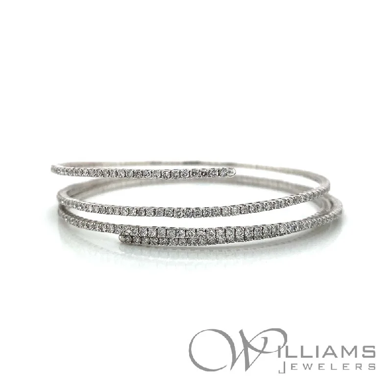 romantic bracelets for women -Williams Signature 14 Karat Diamond Bracelet