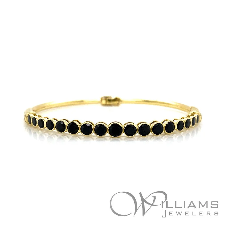 tennis bangles for women -Sloane Street 18 Karat Spinel Bracelet