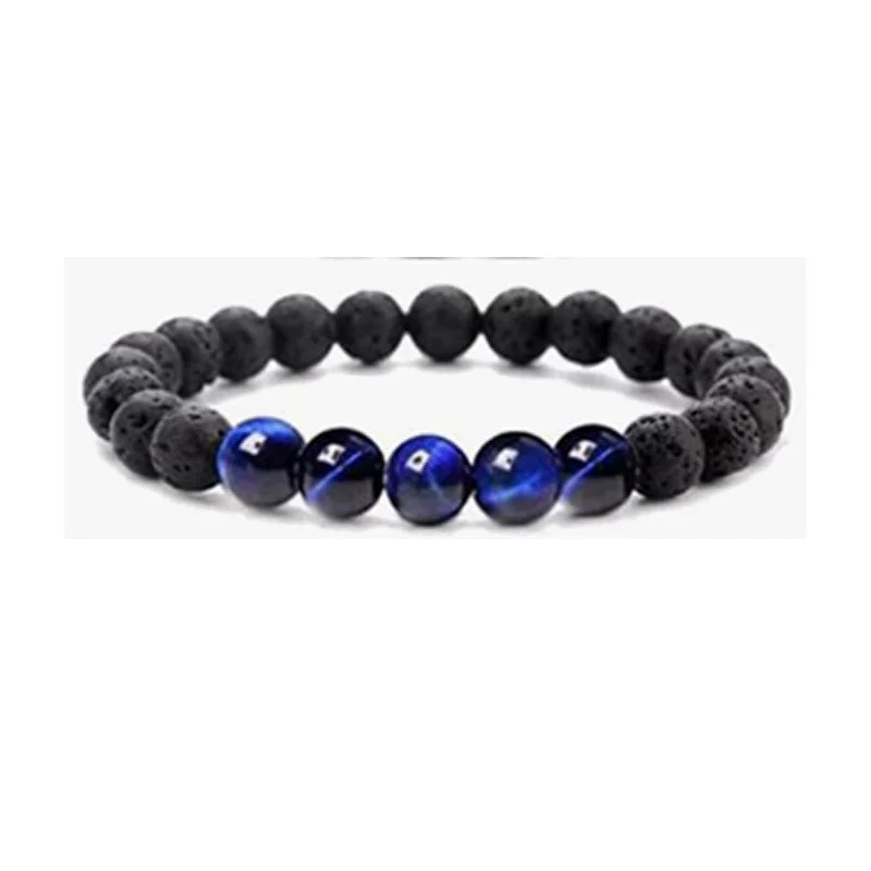 Volcanic Rock Tiger-Eye Blue