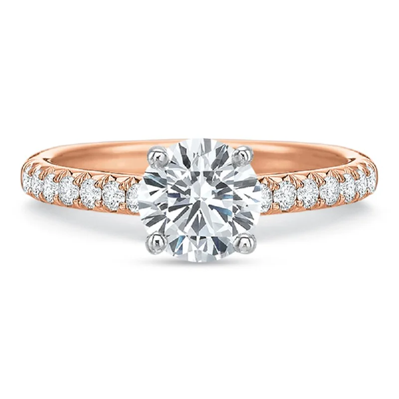 heirloom engagement rings for women -Engagement Rings-Prong Set